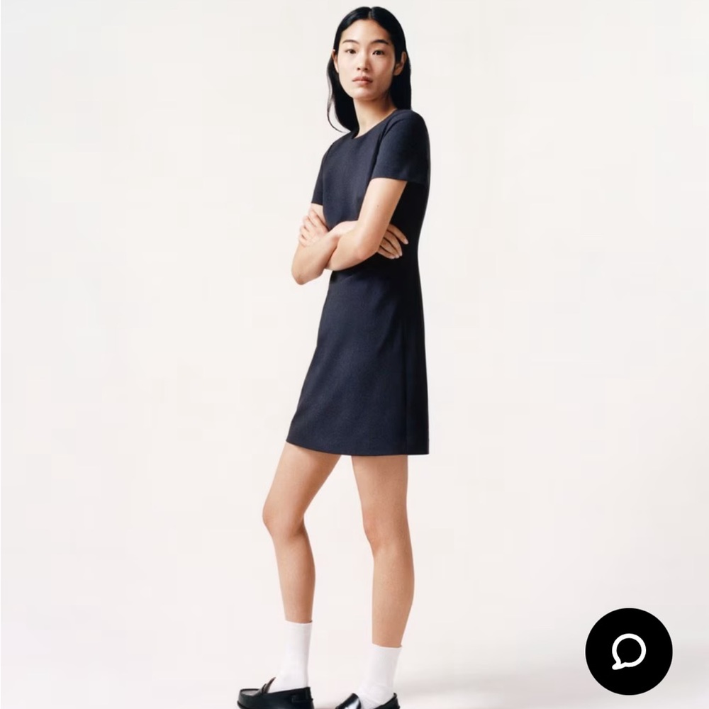 Theory Navy Blue Sheath Dress